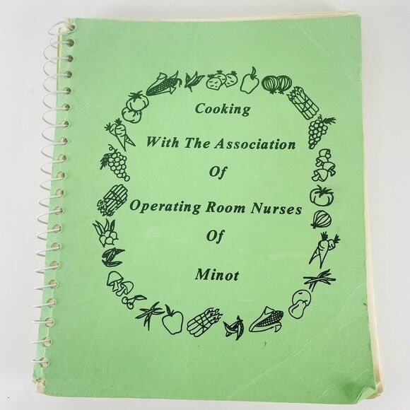 Cooking With Nurses of Minot ND St Josephs Hospital VTG Spiral Bound Cookbook - Picture 1 of 6